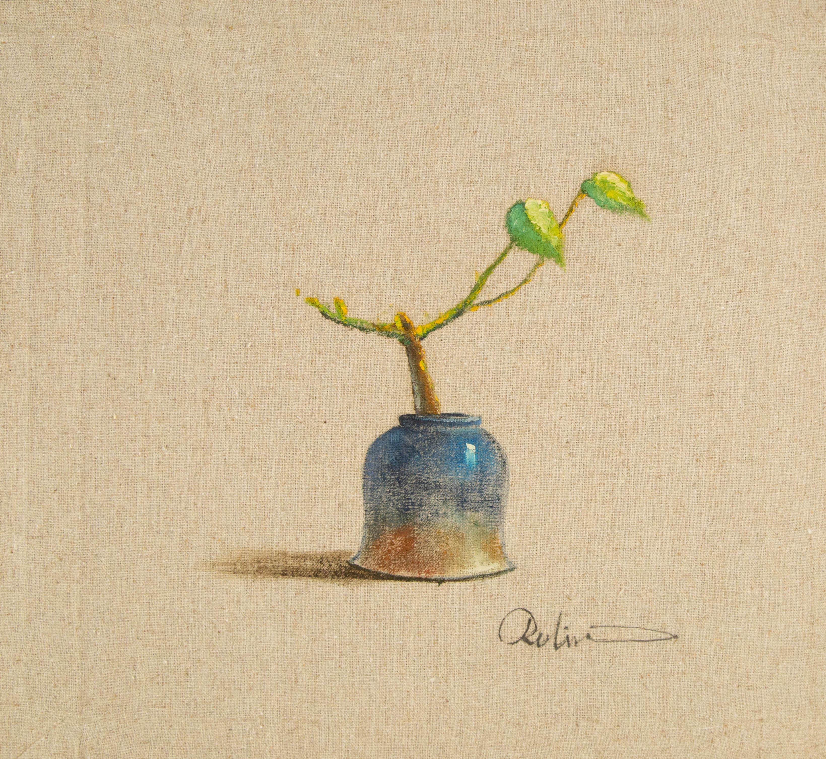 Rulin Xian Natura morta originale Olio su tela 
