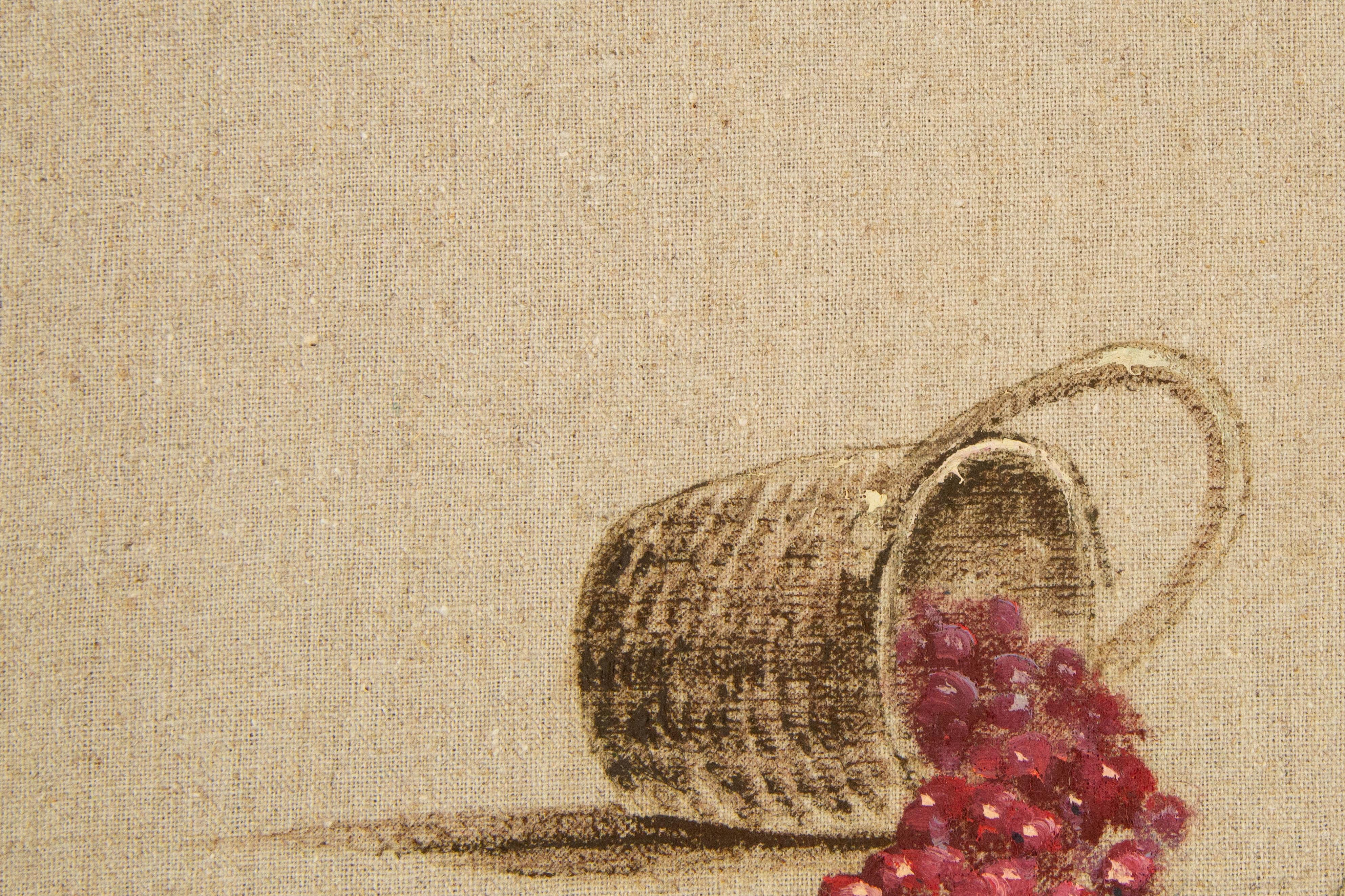 Rulin Xian Natura morta originale Olio su tela 