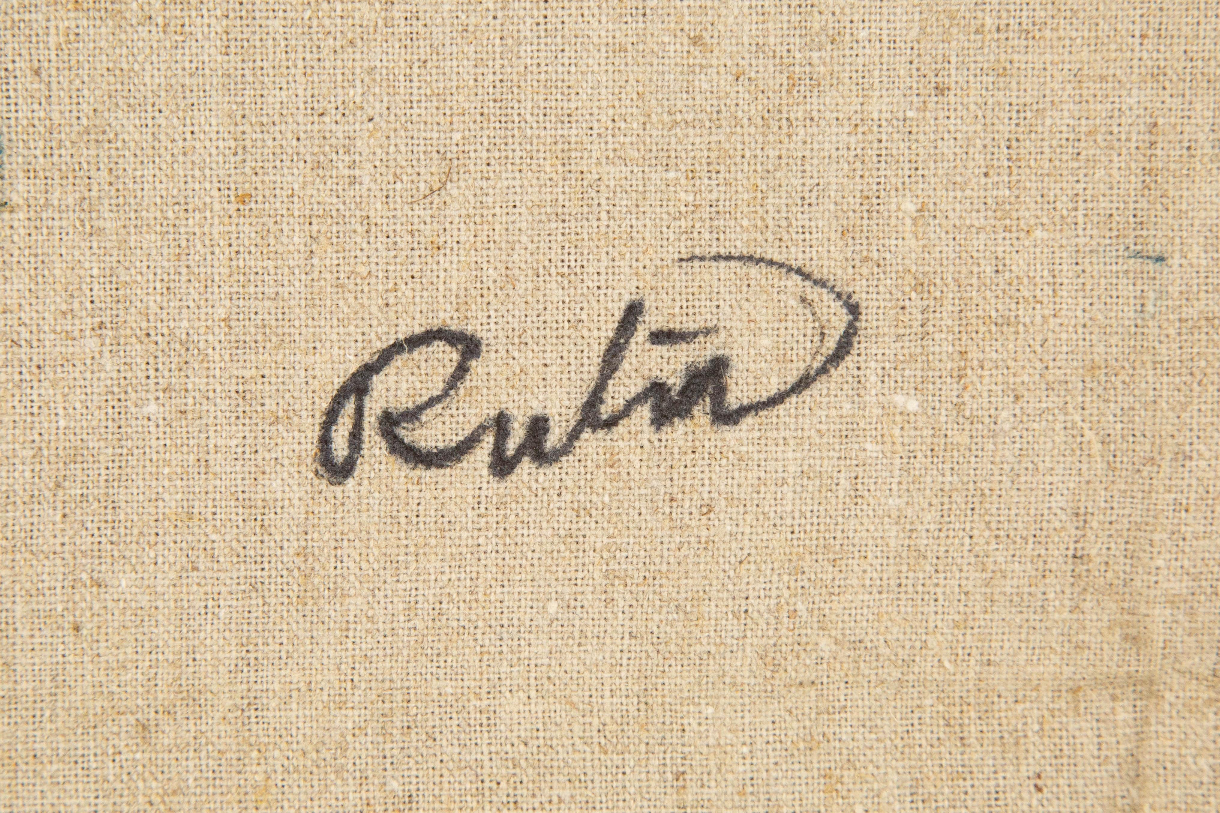 Rulin Xian Natura morta originale olio su tela 