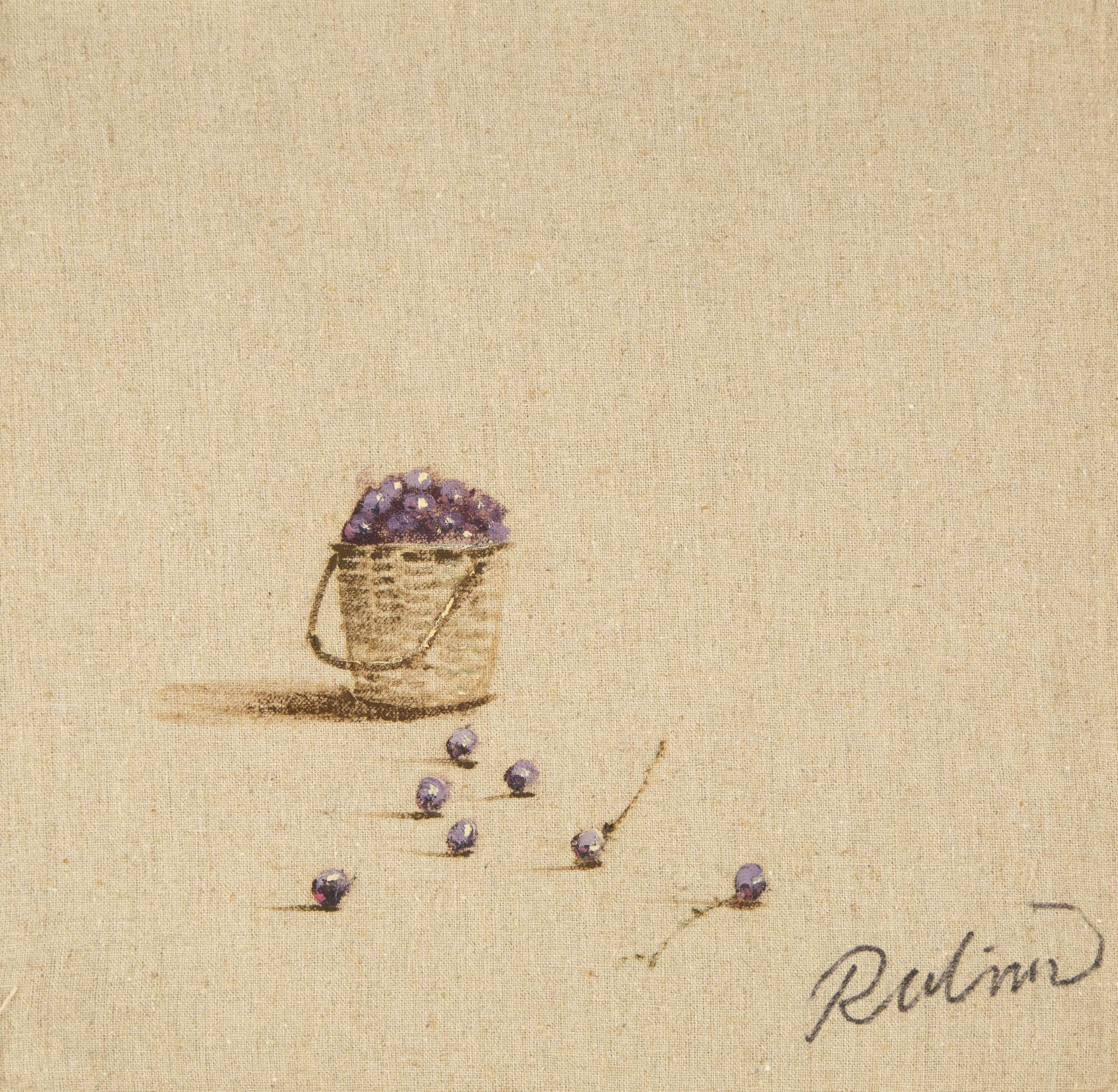 Rulin Xian Stillleben Original Öl auf Leinwand „Full Buket Series II“