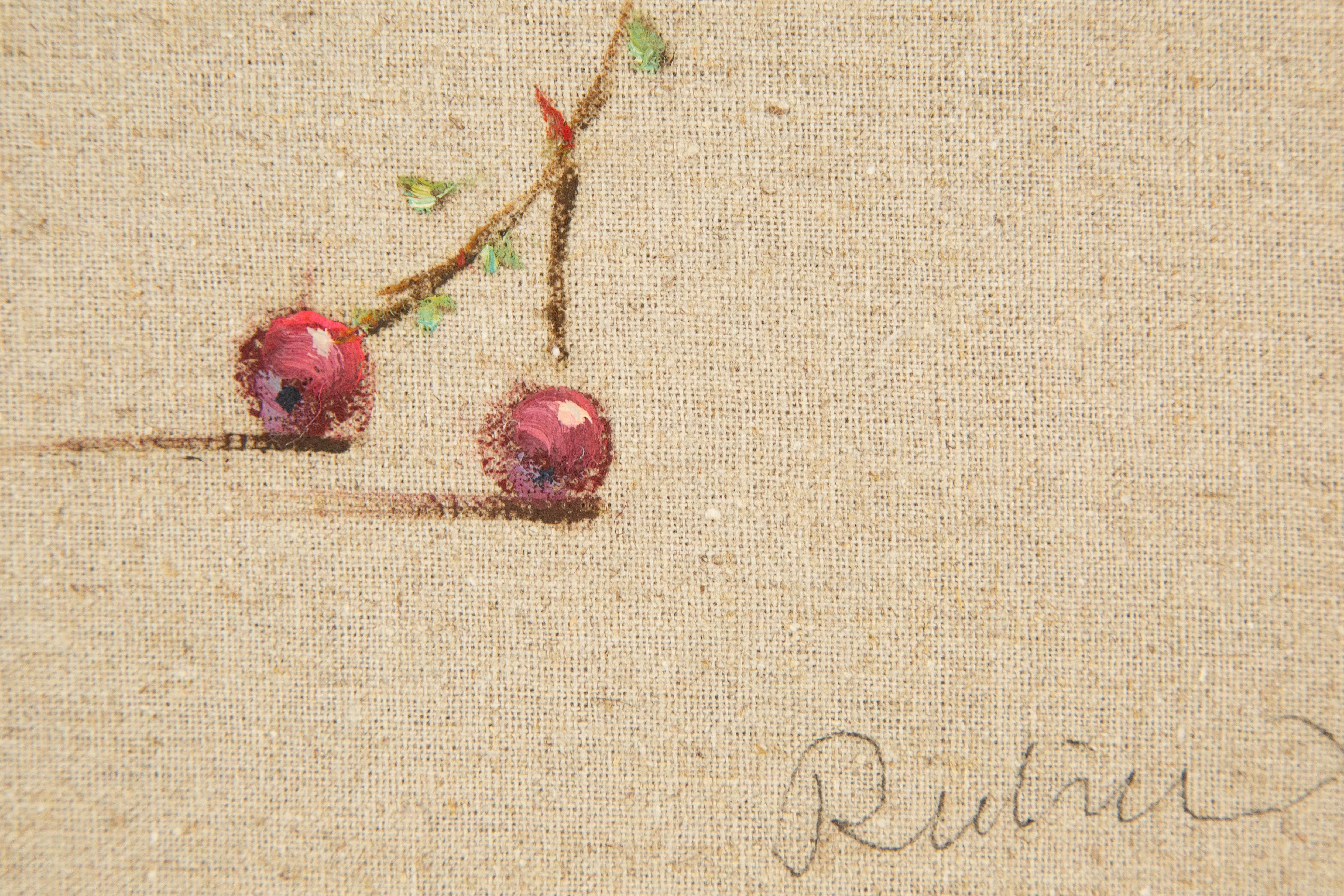 Rulin Xian Stillleben Original Öl auf Leinwand „Full Buket Series IV“ im Angebot 5