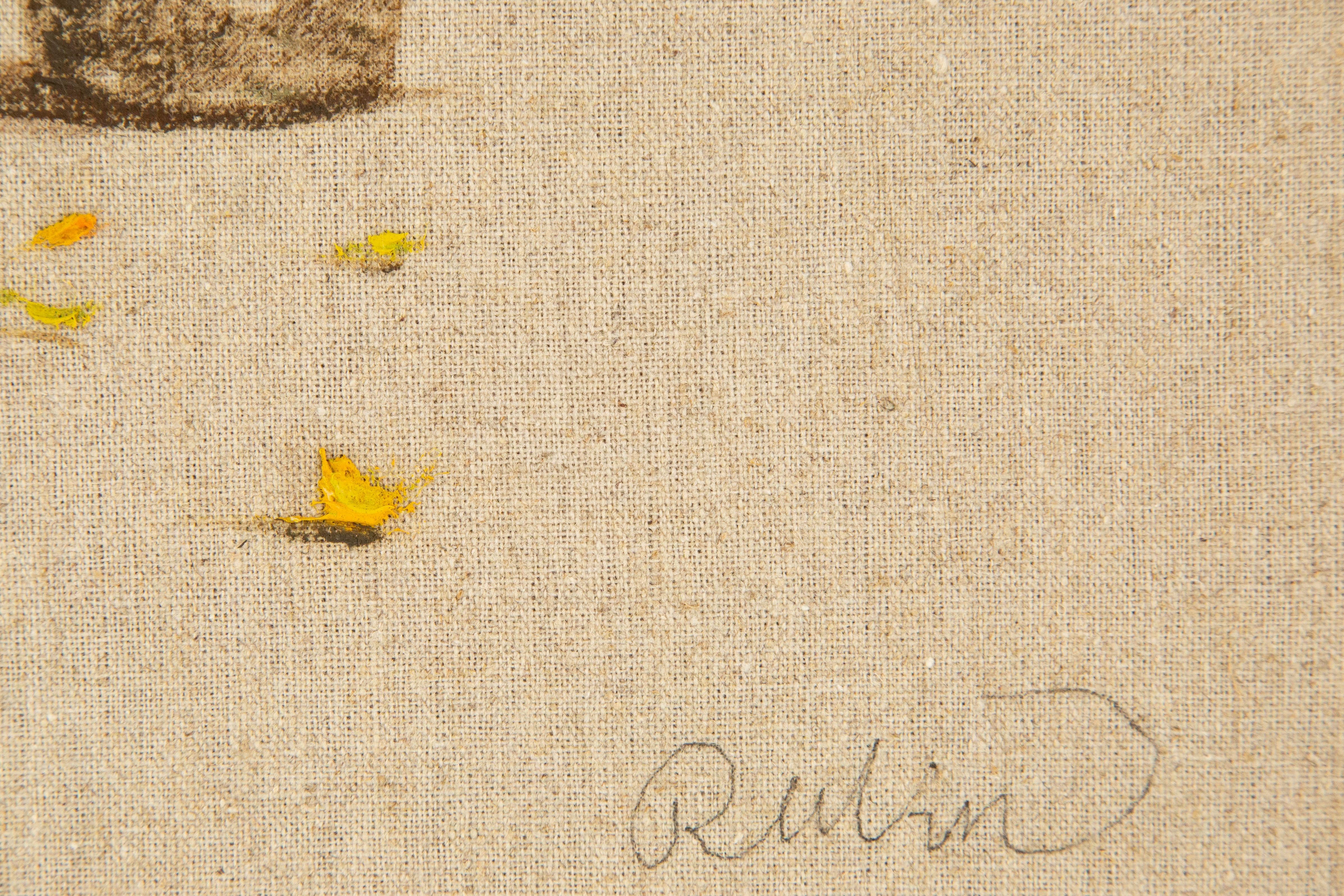 Rulin Xian Stillleben Original Öl auf Leinwand „Full Buket Series VI“ im Angebot 4