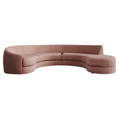 Rulmann 4-Piece Left Sectional in Luxe Berbers/ Bouclés by Christiane Lemieux