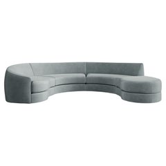 Rulmann 4-Piece Left Sectional in Performance Velvet by Christiane Lemieux