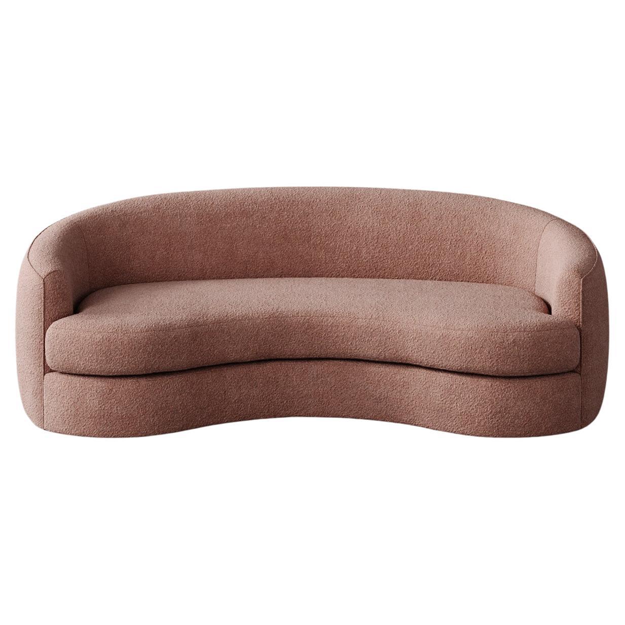 Canapé Rulmann en Berbères Luxe/ Bouclés par Christiane Lemieux ( 100" )