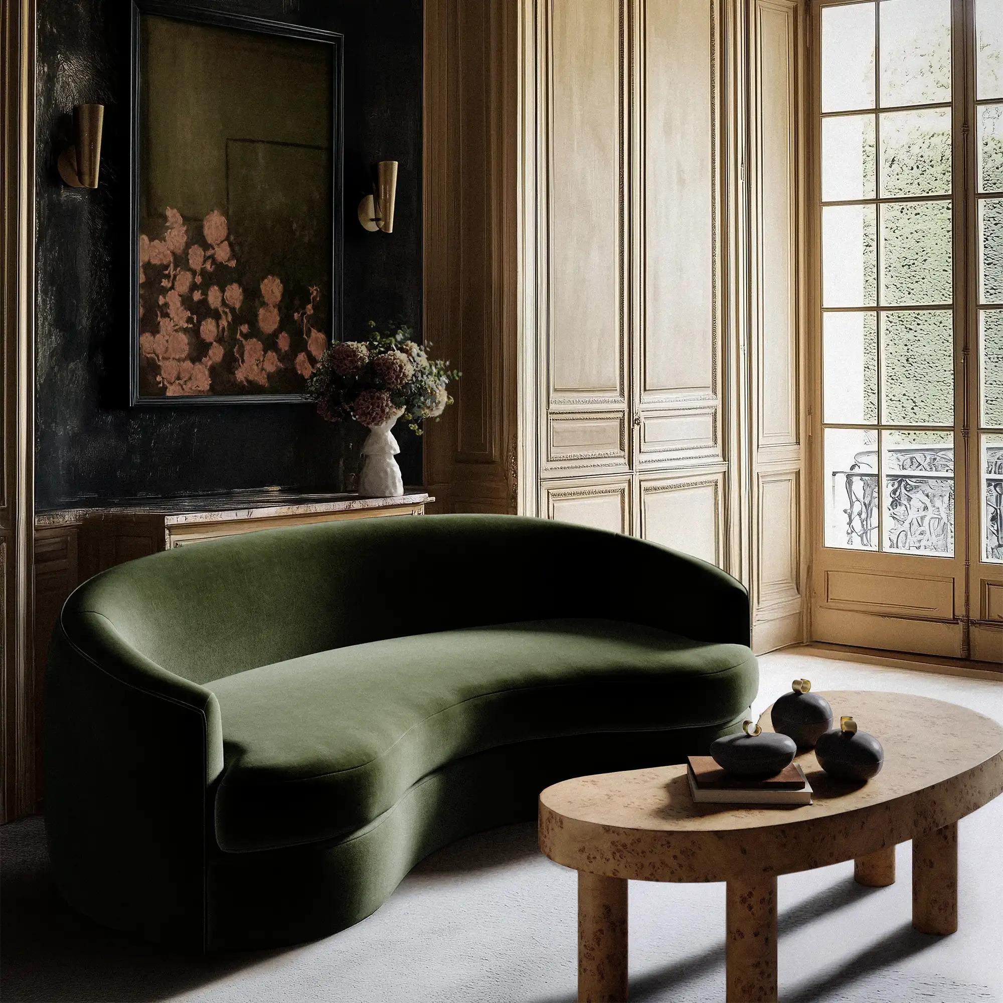 Canapé Rulmann en Berbères Luxe/ Bouclés par Christiane Lemieux ( 85