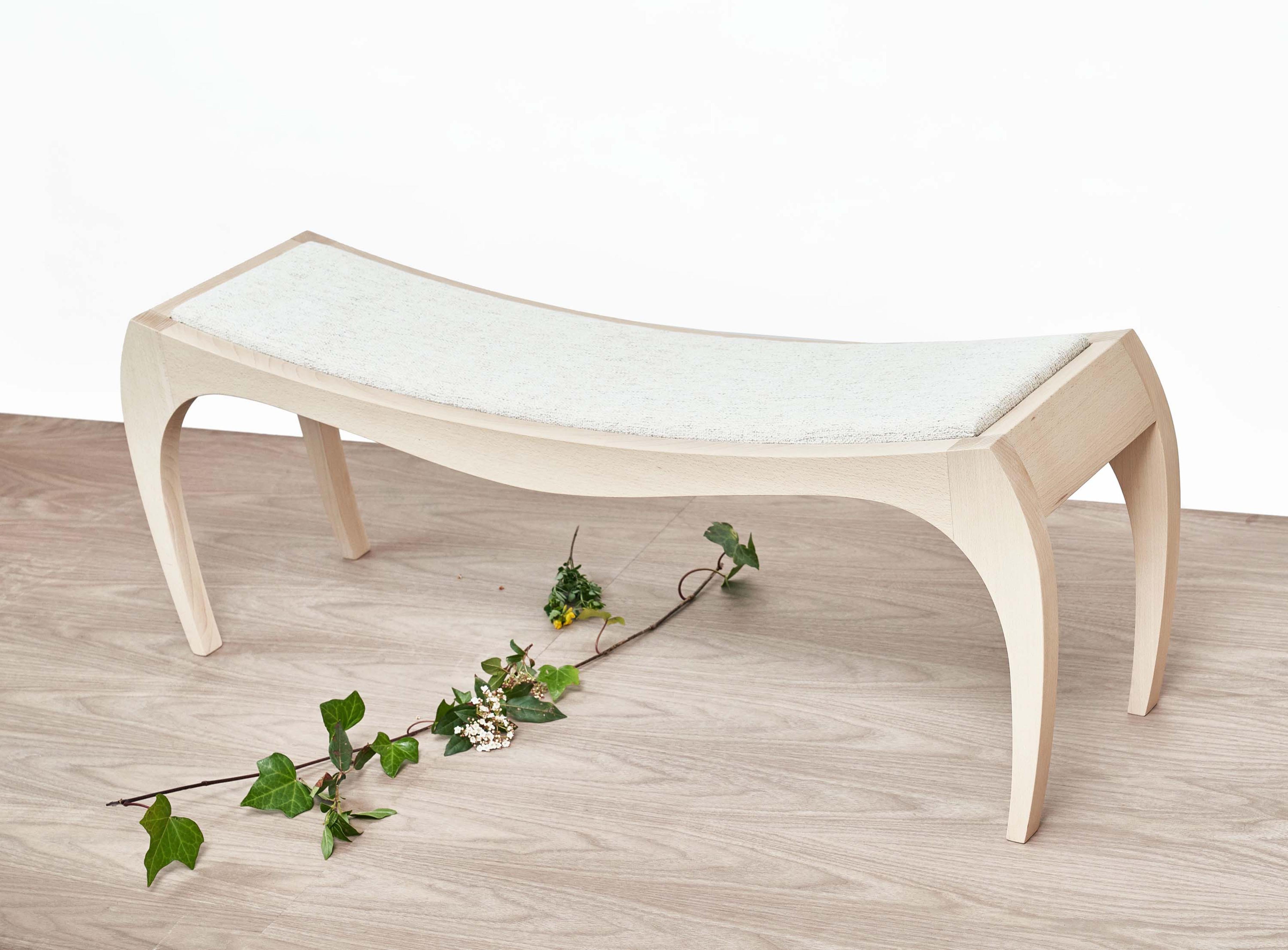 Contemporary Rumbo Bench by Jean-Baptiste Van Den Heede