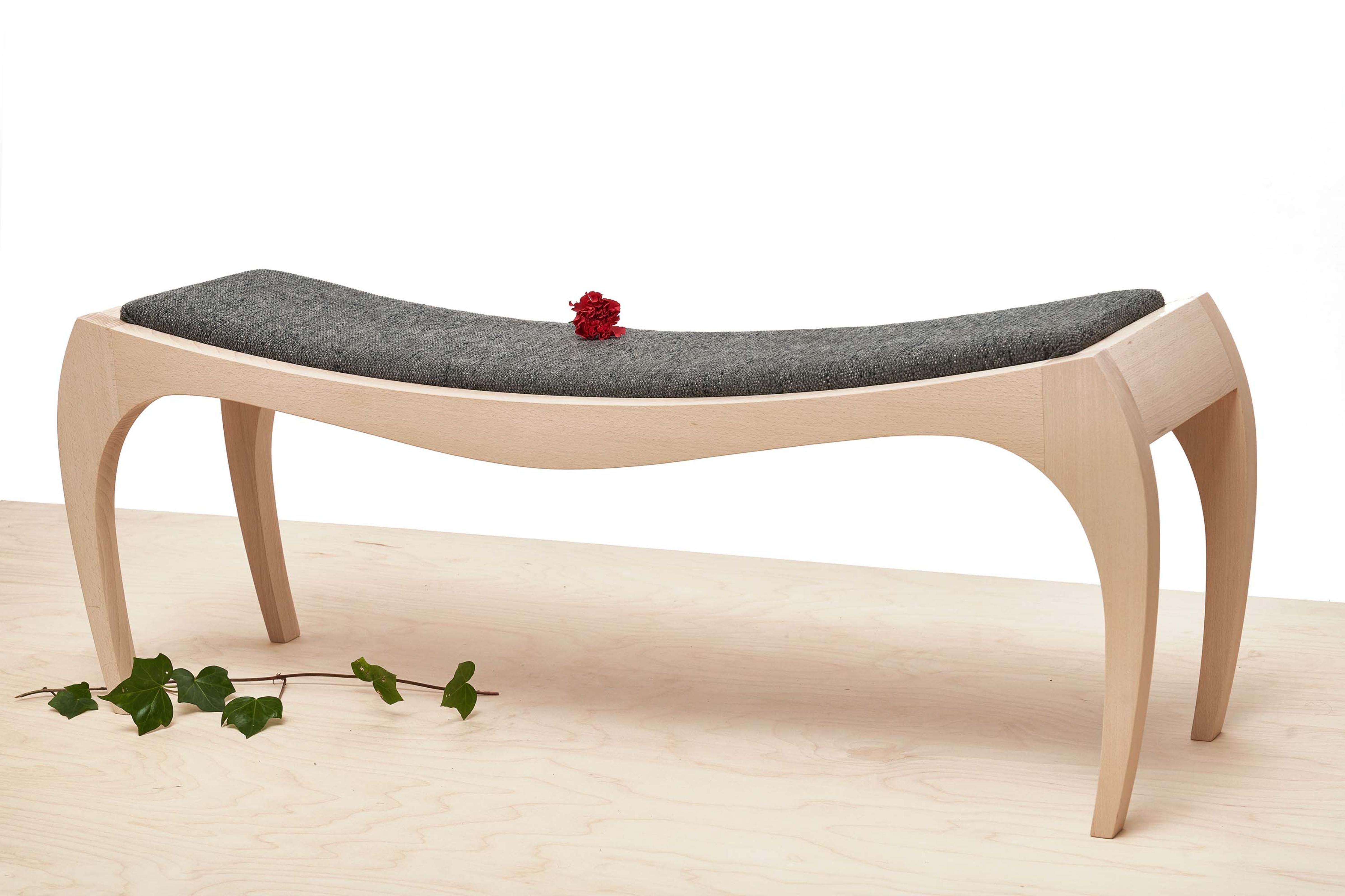 Contemporary RUMBO Bench by Jean-Baptiste Van den Heede