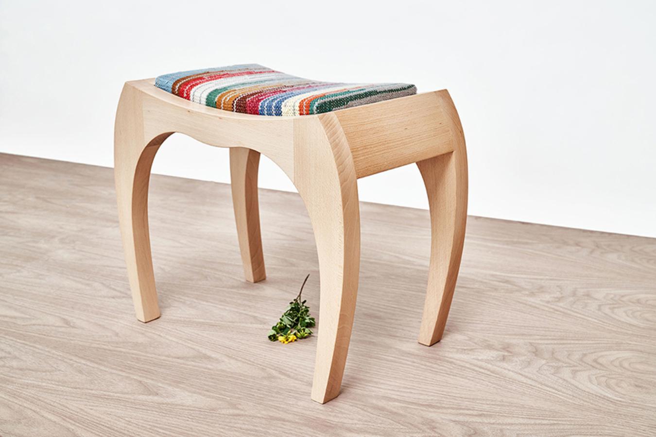 Rumbo Unic Stool by Jean-Baptiste Van Den Heede In New Condition For Sale In Geneve, CH