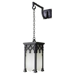 Run of Early 20th Century Glazed Lanterns