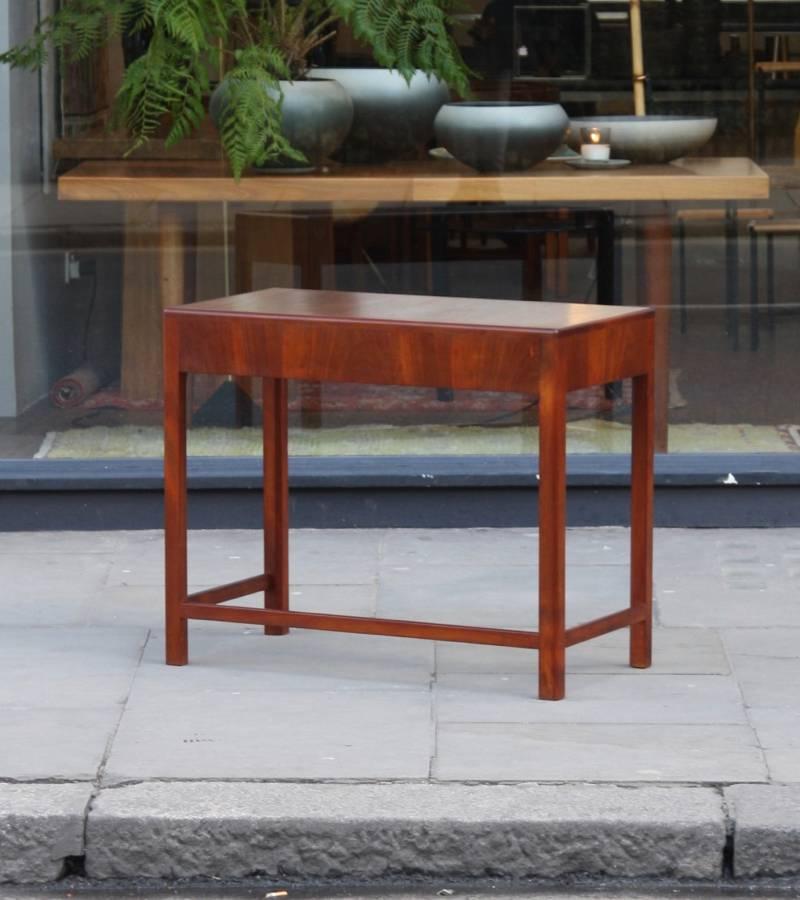 Brass Rud Rasmussen Petite Mahogany Desk