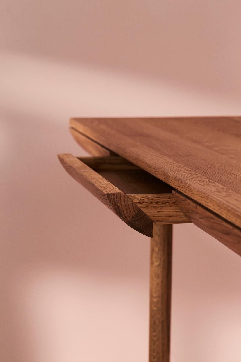 Danish Rúna Smoked Oak Desk by Warm Nordic For Sale