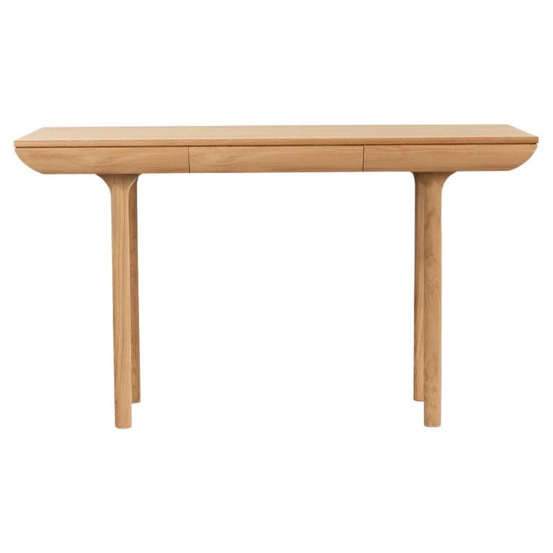 Rúna White Oiled Solid Oak Desk by Warm Nordic