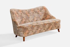 Runar Engblom, Canapé, tissu, bouleau, Finlande, années 1950