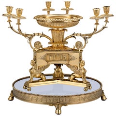 Antique Rundell, Bridge & Rundell Regency Centerpiece and Plateau