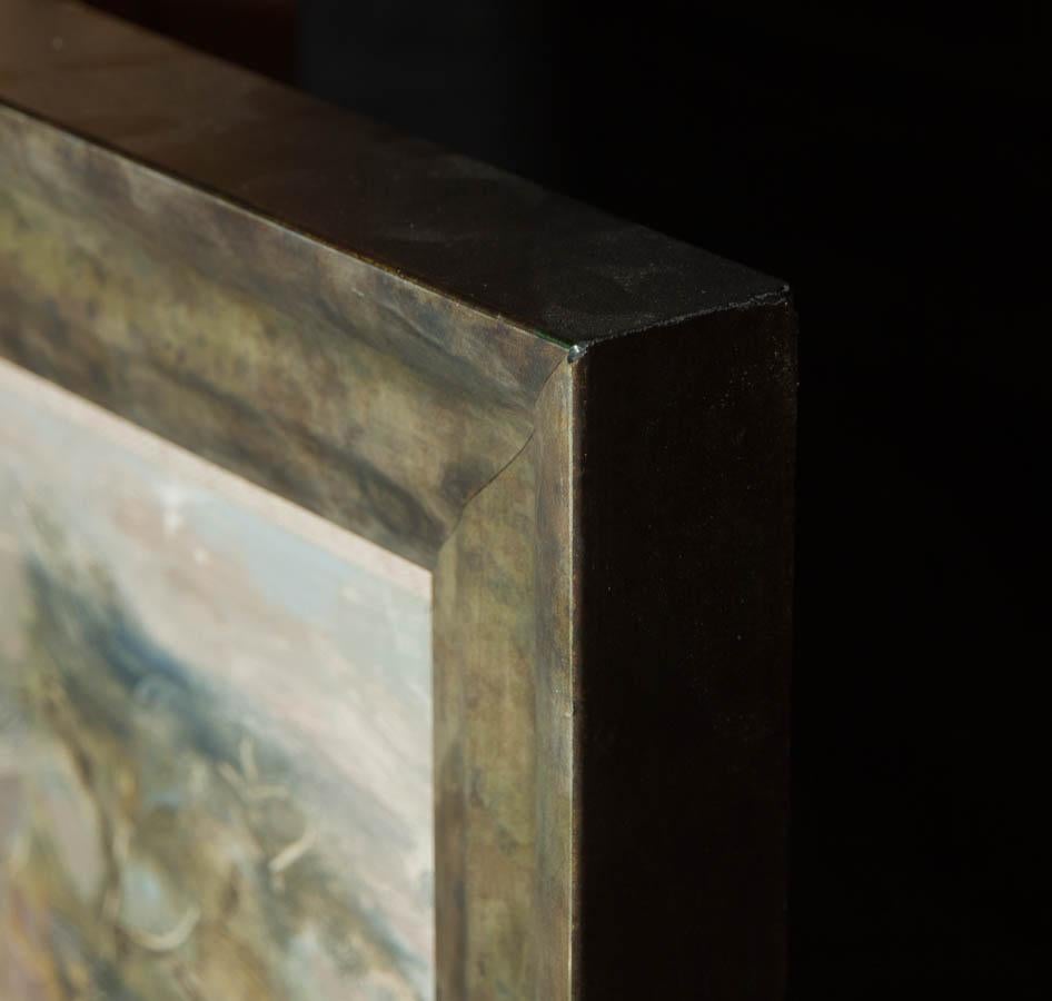 Rundell - Óleo Siglo XX, Una iglesia al principio de la primavera en venta 3
