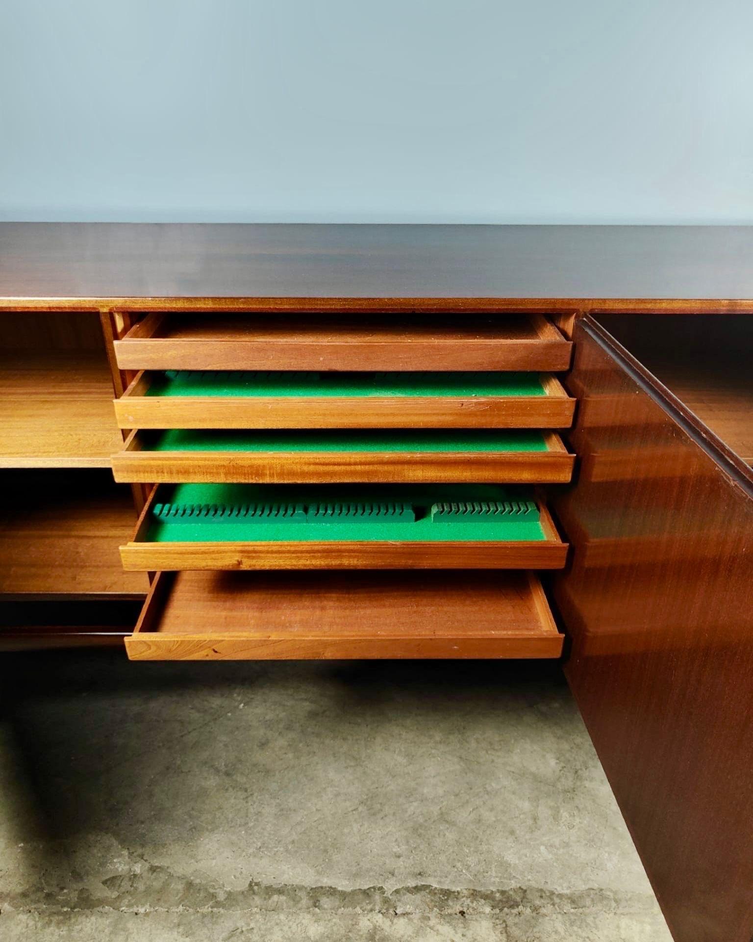 Rungstedlund Mahogany Danish Sideboard By Ole Wanscher For Poul Jeppesen 3