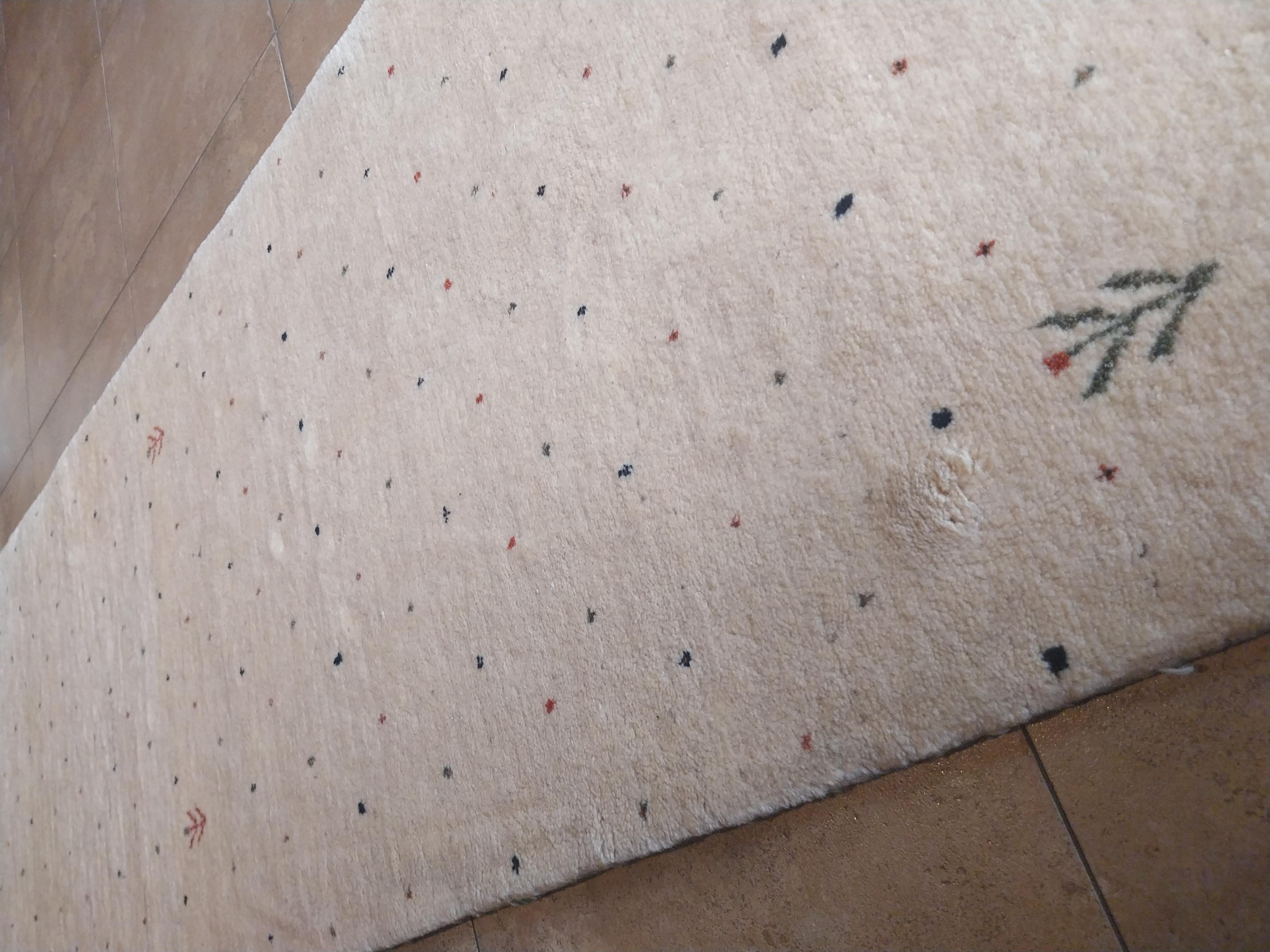Runner Persiano Vintage Gabbeh In Good Condition For Sale In Foligno, Perugia