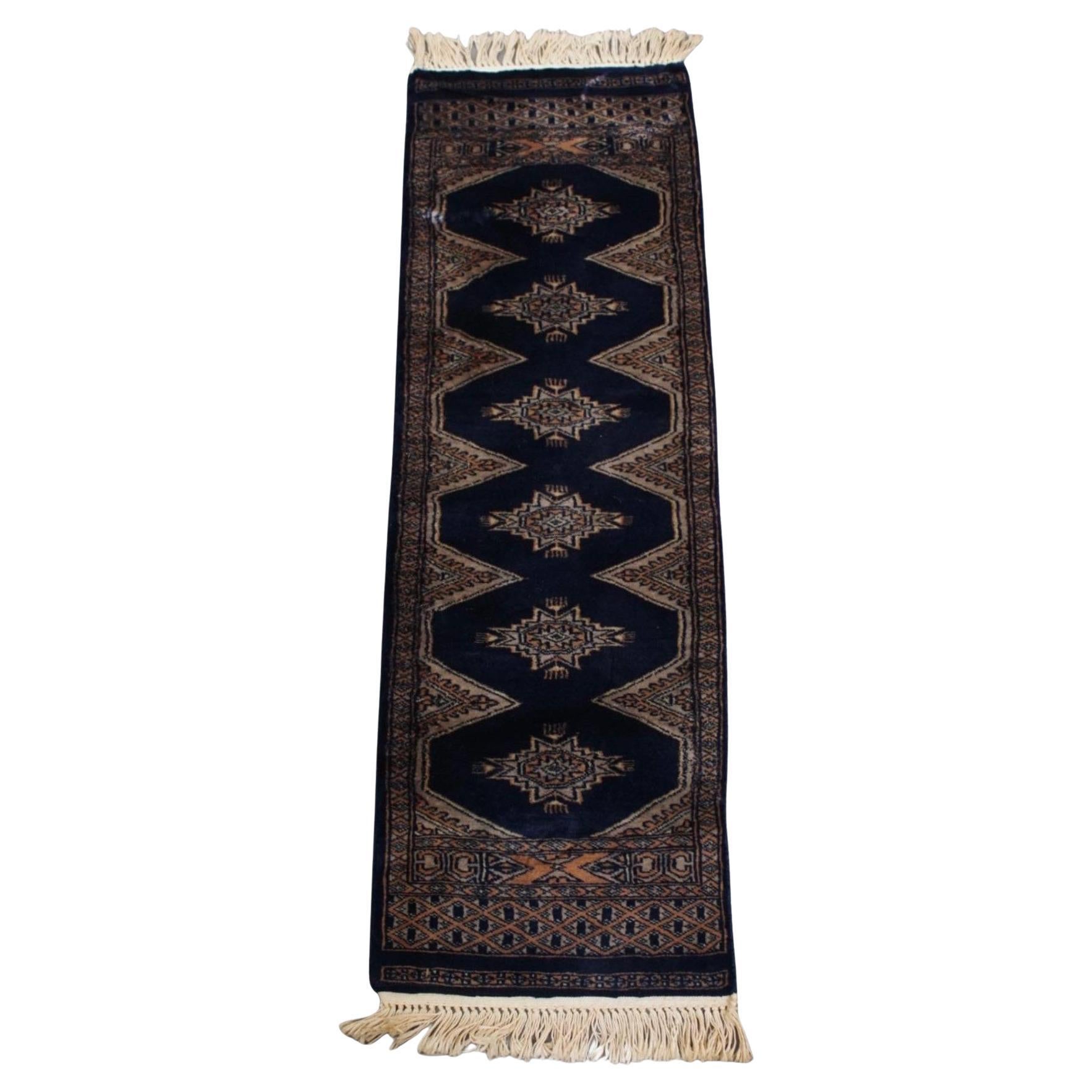 Läufer/Teppich in überwiegend blauen Tönen - 148x40cm im Angebot