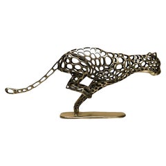 Running Cheetah Sculpture