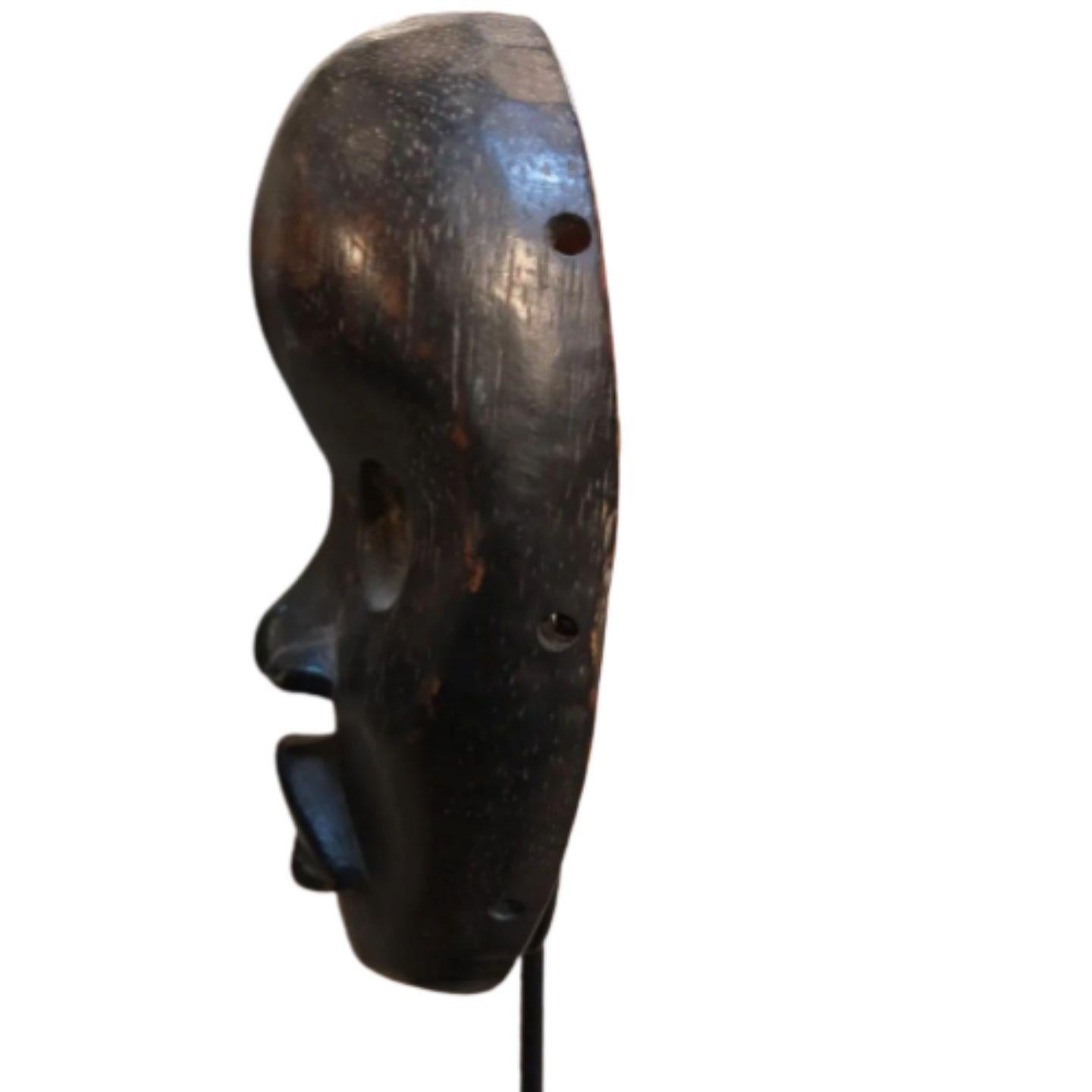 Hand-Carved Running Mask Danh Tribe For Sale