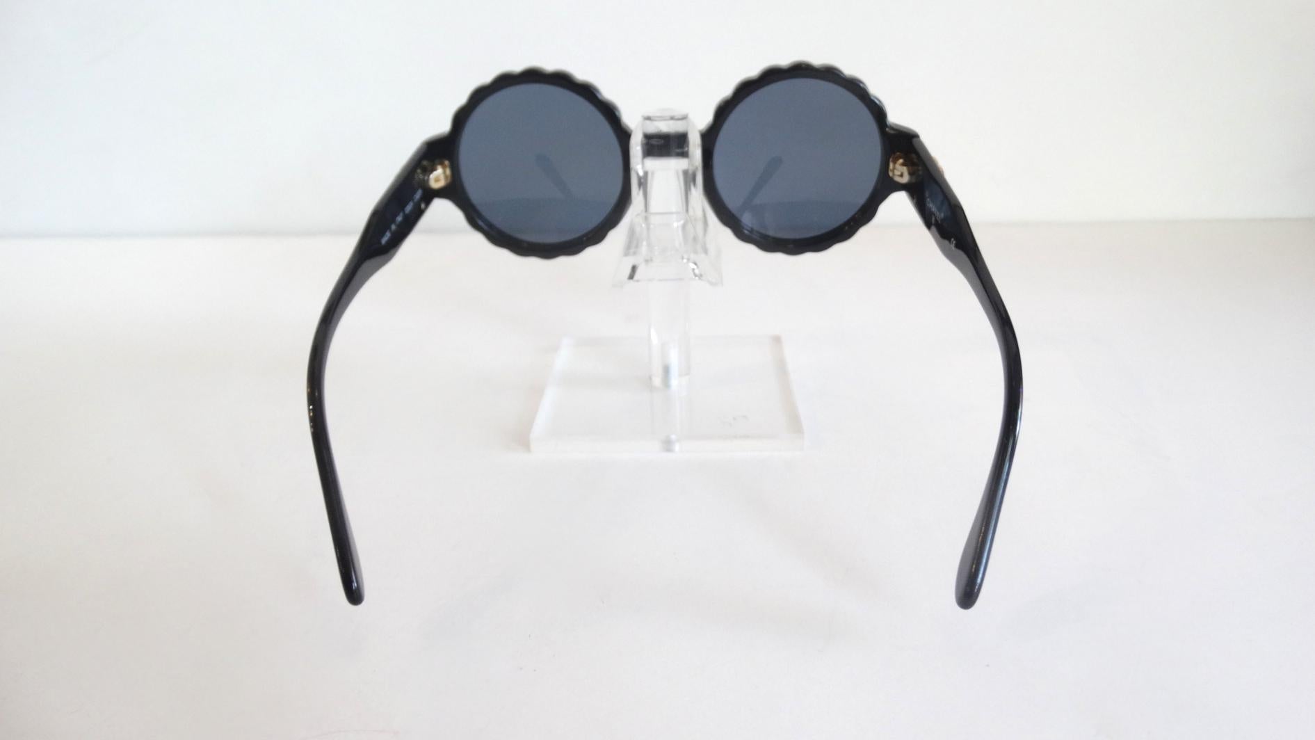 chanel white sunglasses