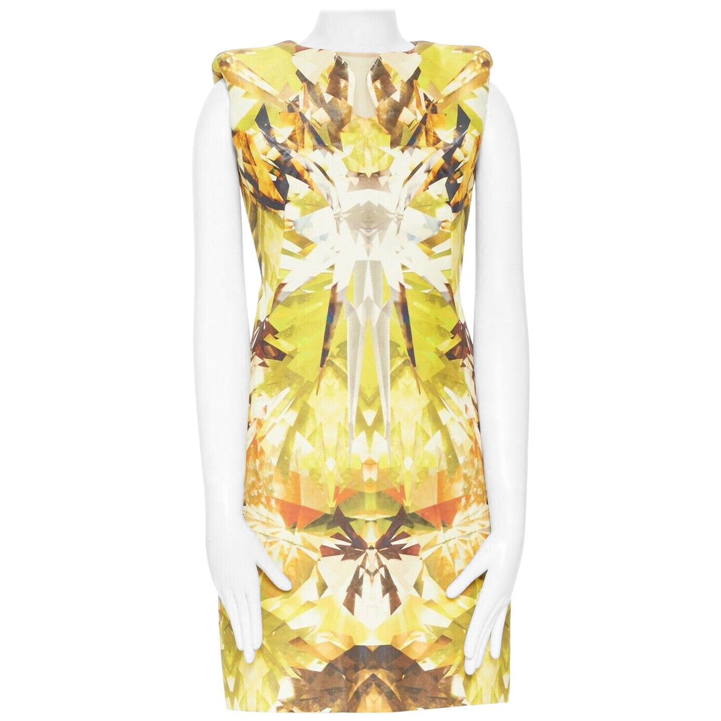 alexander mcqueen yellow dress