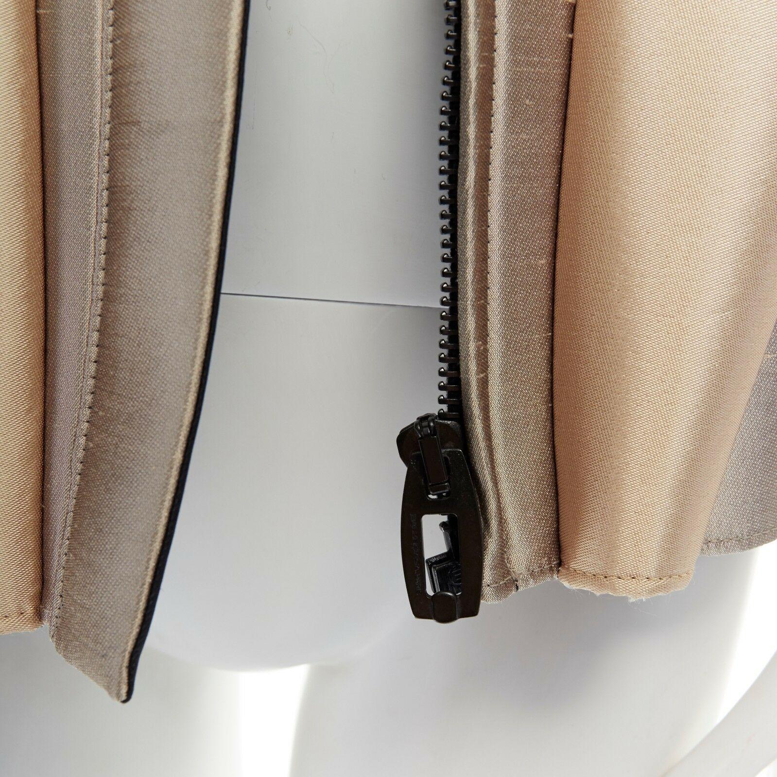 runway BALENCIAGA GHESQUIERE SS12 pink color block silk padded jacket coat FR34 4