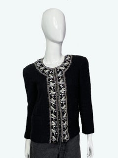 Runway Balmain Crystals And Faux Pearls Embellished Jacket, 2009 Spring RTW