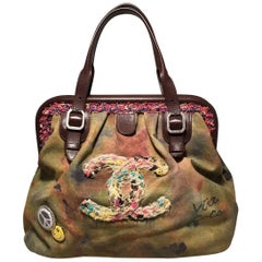 RUNWAY Chanel Graffiti On The Pavements Bowling Bag