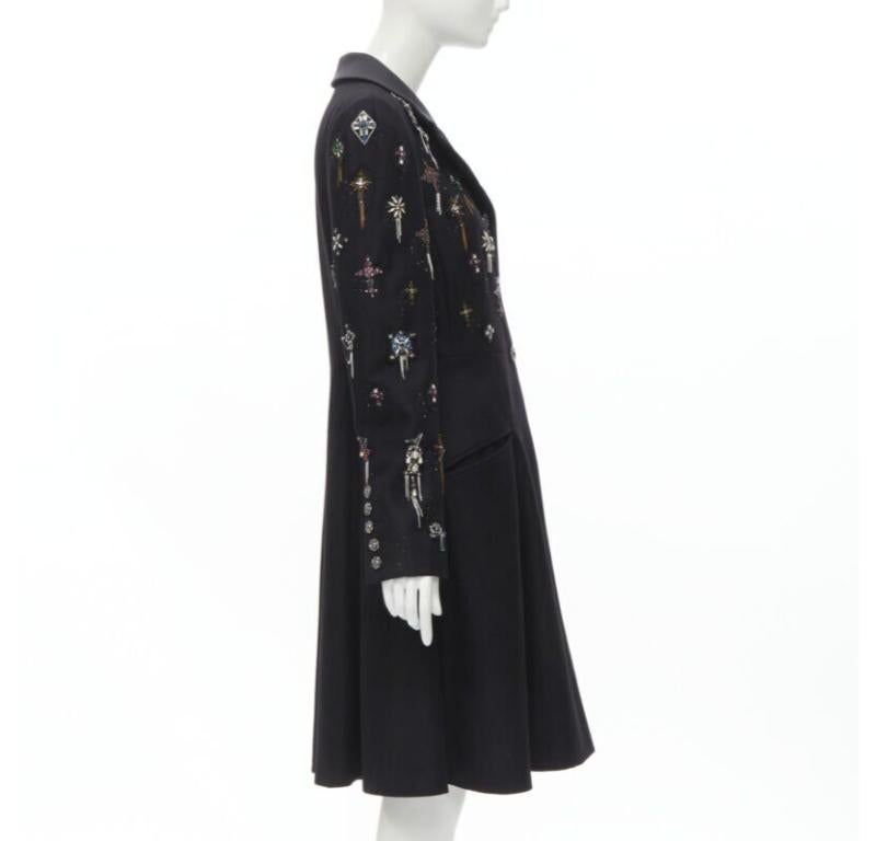 Runway Chanel Paris London Metier D'art Lesage Cappotto Punk in cashmere FR40 In condizioni ottime in vendita a Hong Kong, NT