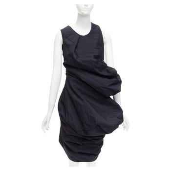 Comme des Garçons Lumps and Bumps Asymmetric Dress 