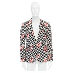 Laufsteg COMME DES GARCONS HOMME PLUS F/S 2006 Rolling Stones Lippenblazerjacke S