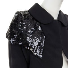 runway COMME DES GARCONS SS2010 sequins brocade blazer biker shorts belt set