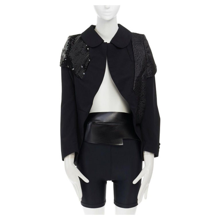 Blazer Slim Hussard à Un Bouton Pailleté Pour Garçons - Multicolore, Polyester, Neuf Sans étiquette, Toutes Saisons