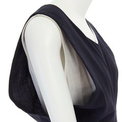 runway COMME DES GARCONS Vintage SS95 black tulle layered full skirt dress S