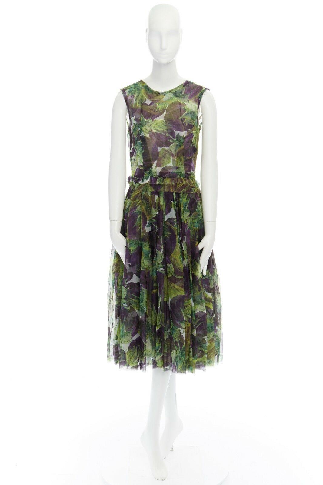 dolce and gabbana organza dress