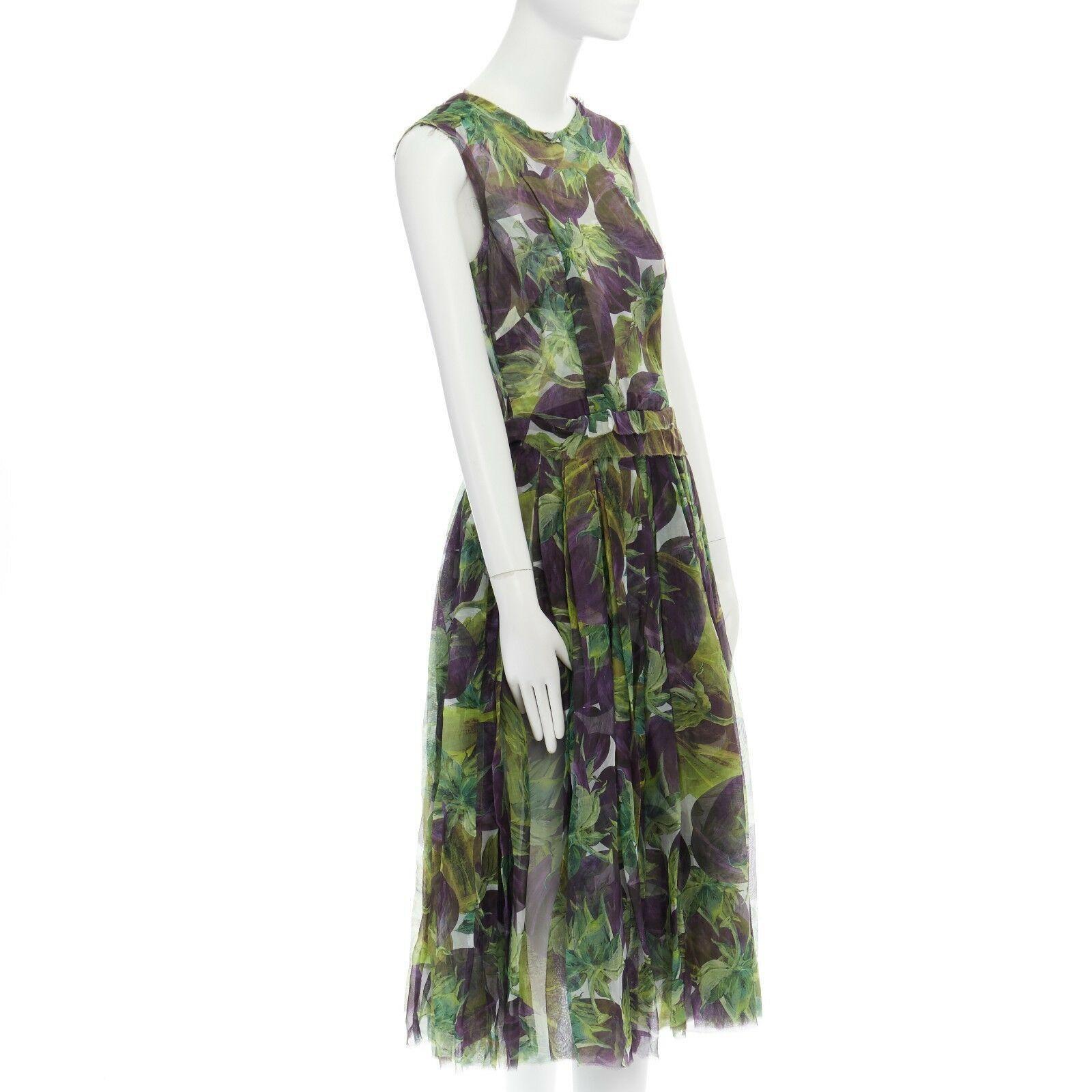dolce gabbana eggplant dress