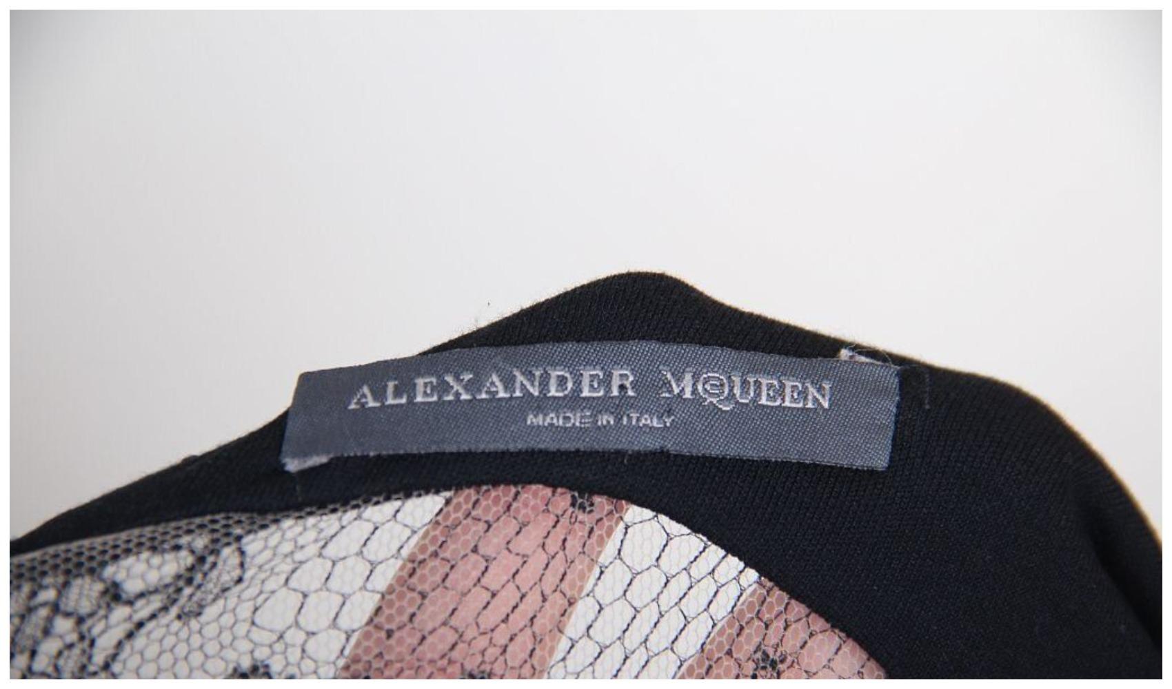 Fall 2005 Alexander McQueen 'The Man Who Knew Too Much' Full Lace Back Dr Runway For Sale 8