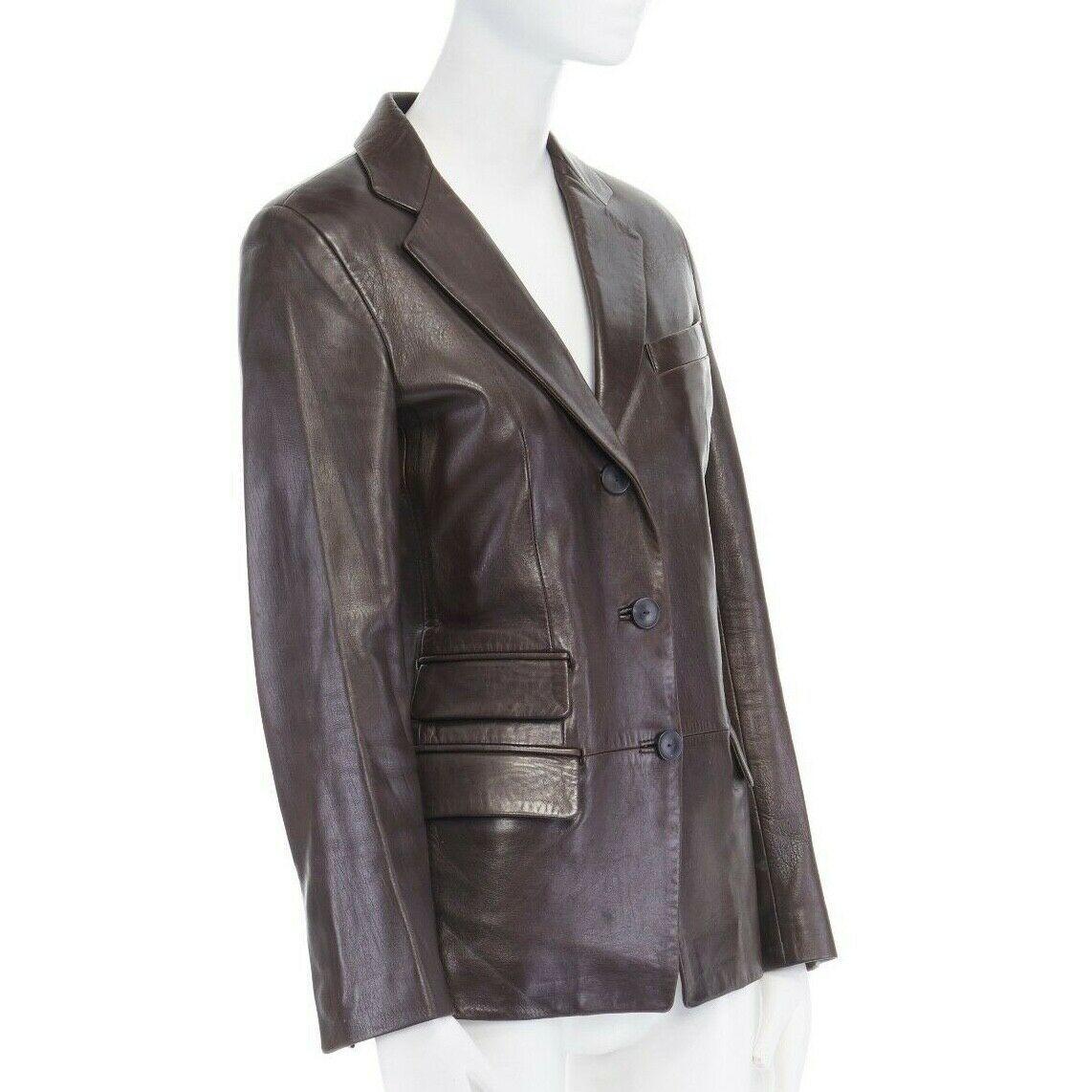 tom ford leather blazer