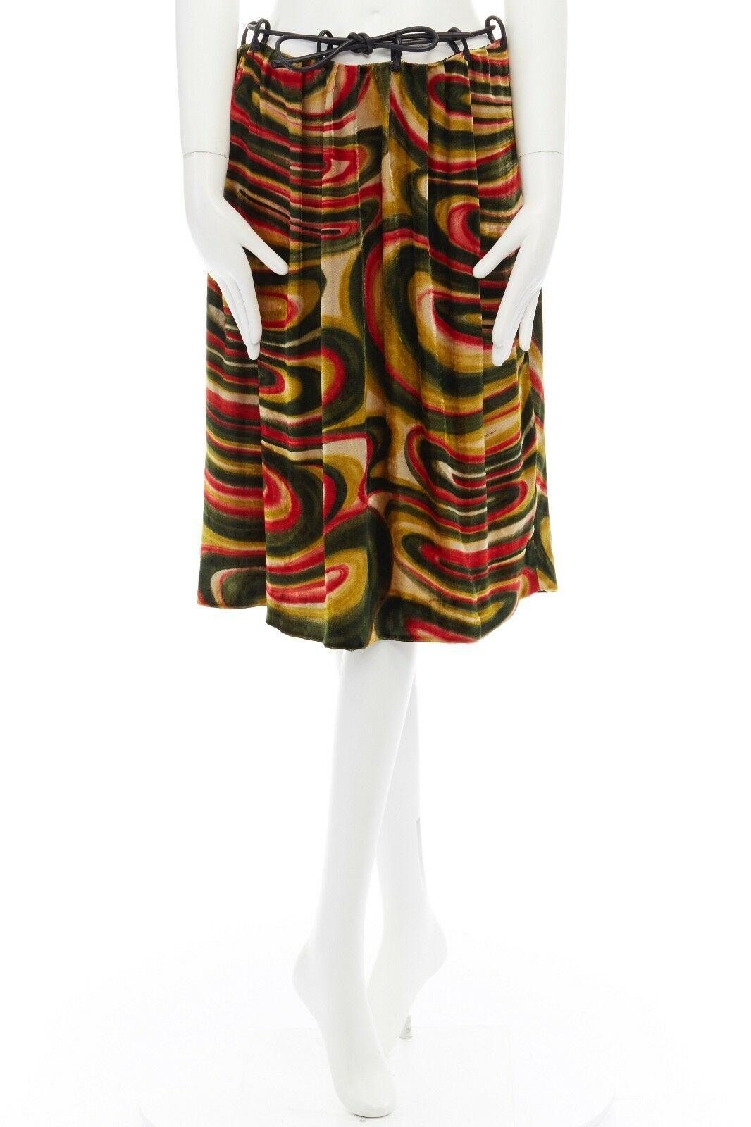 gucci velvet skirt