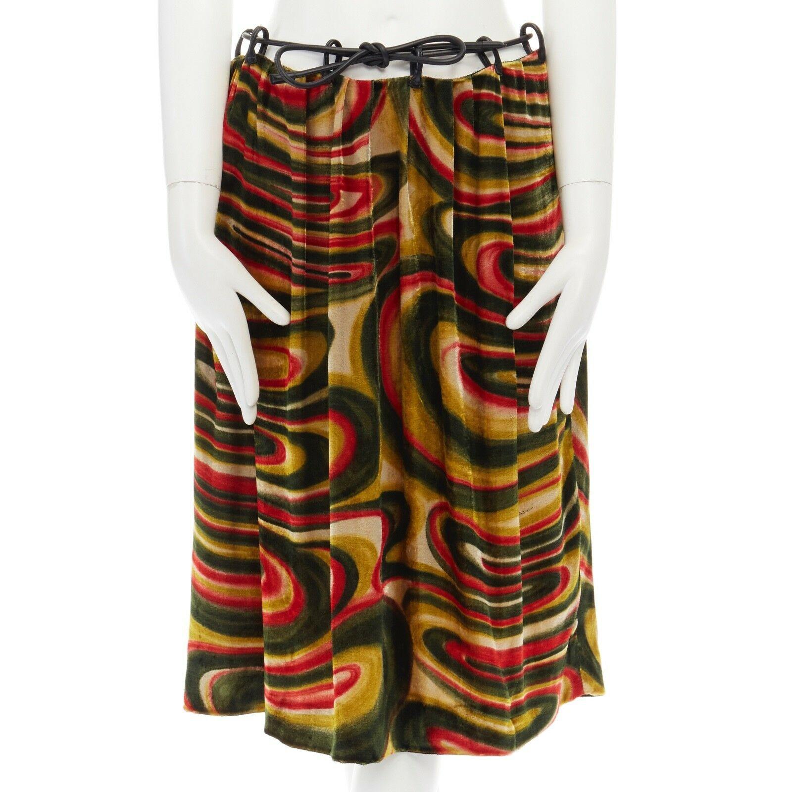 gucci striped skirt