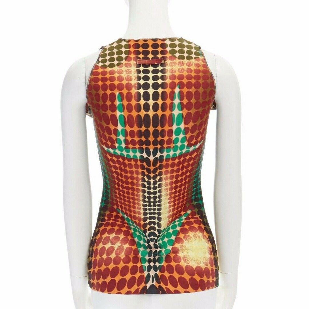 jean paul gaultier optical illusion dress