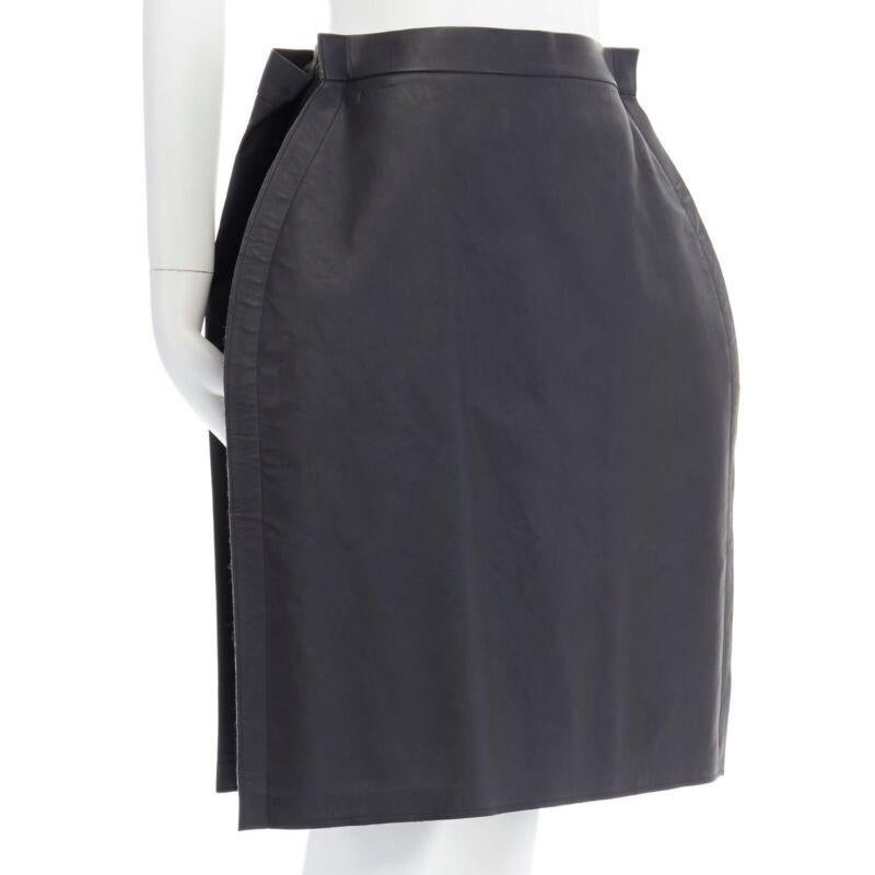 runway JUNYA WATANABE 2015 2D flatpack black circle structured skirt S 27