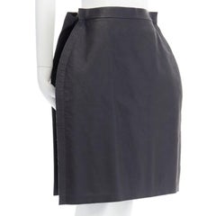 runway JUNYA WATANABE 2015 2D flatpack black circle structured skirt S 27"