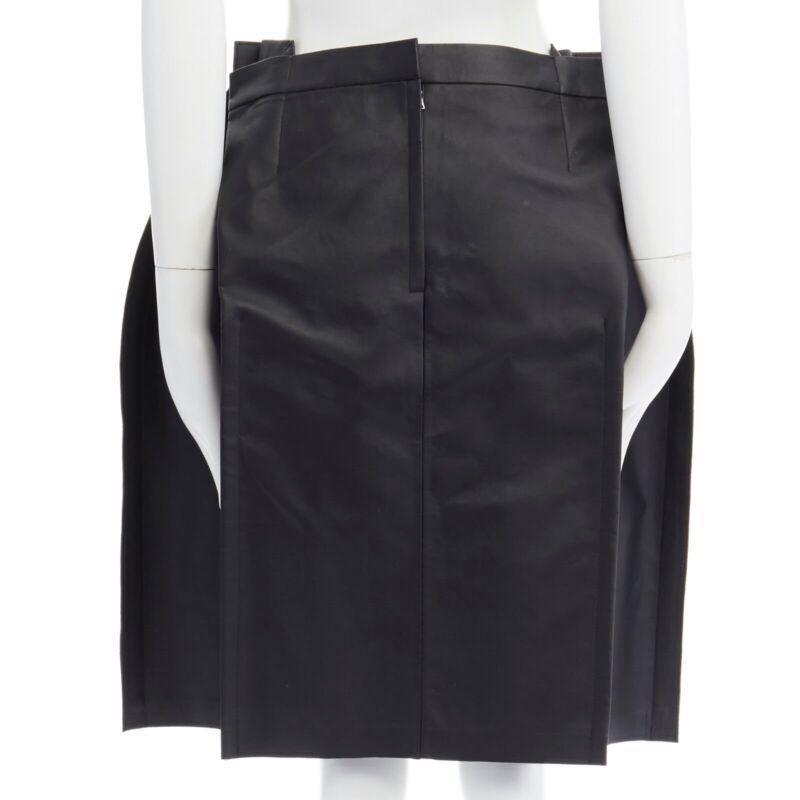 runway JUNYA WATANABE 2015 2D flatpack black circle structured skirt S 27
