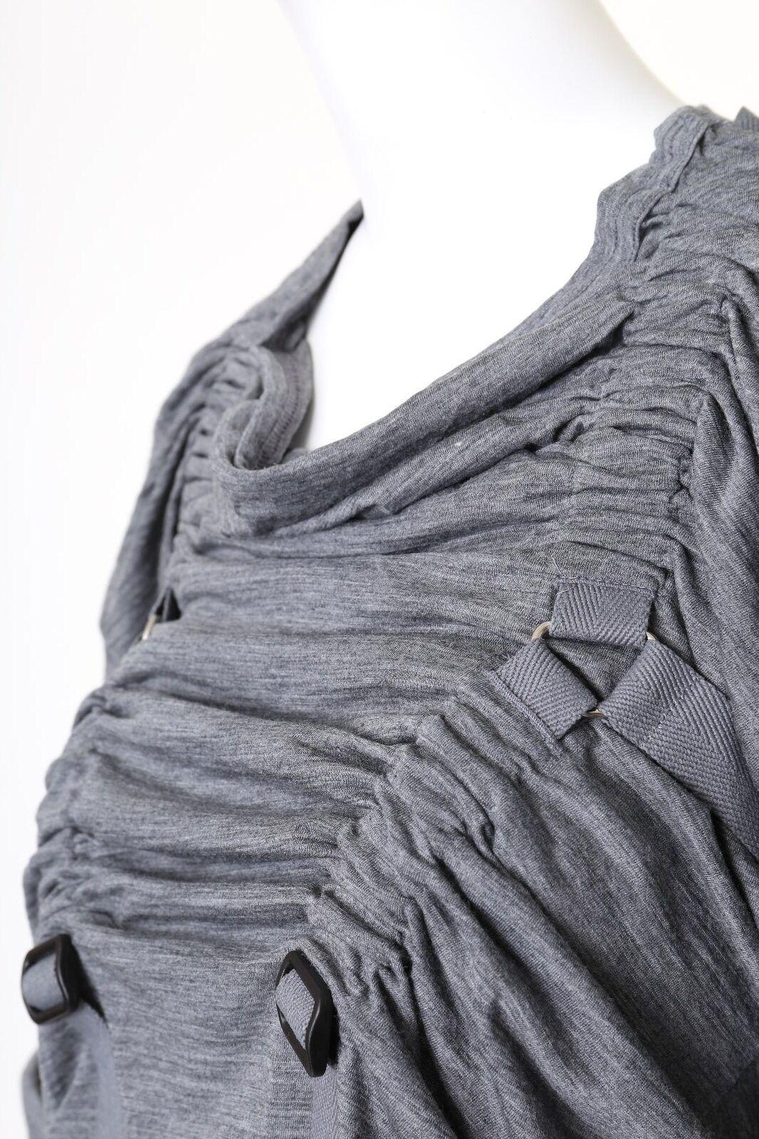 runway JUNYA WATANABE SS03 Parachute grey bondage harness buckle top S In Good Condition In Hong Kong, NT