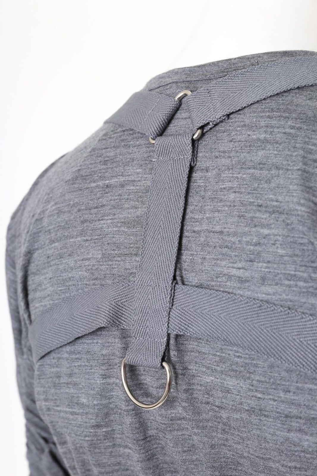 runway JUNYA WATANABE SS03 Parachute grey bondage harness buckle top S 1