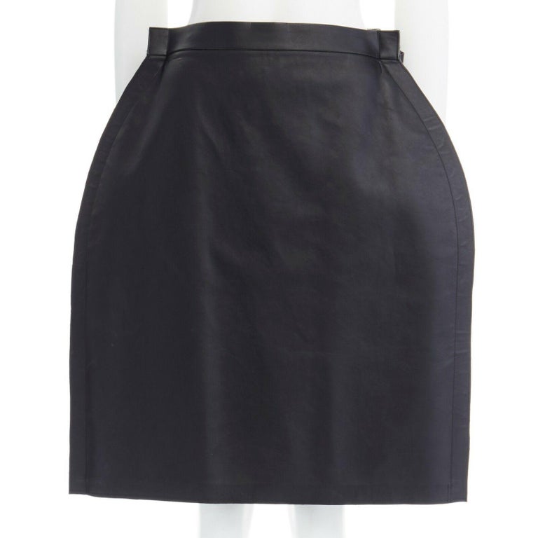 runway JUNYA WATANABE SS2015 2D flatpack black circle structured skirt ...