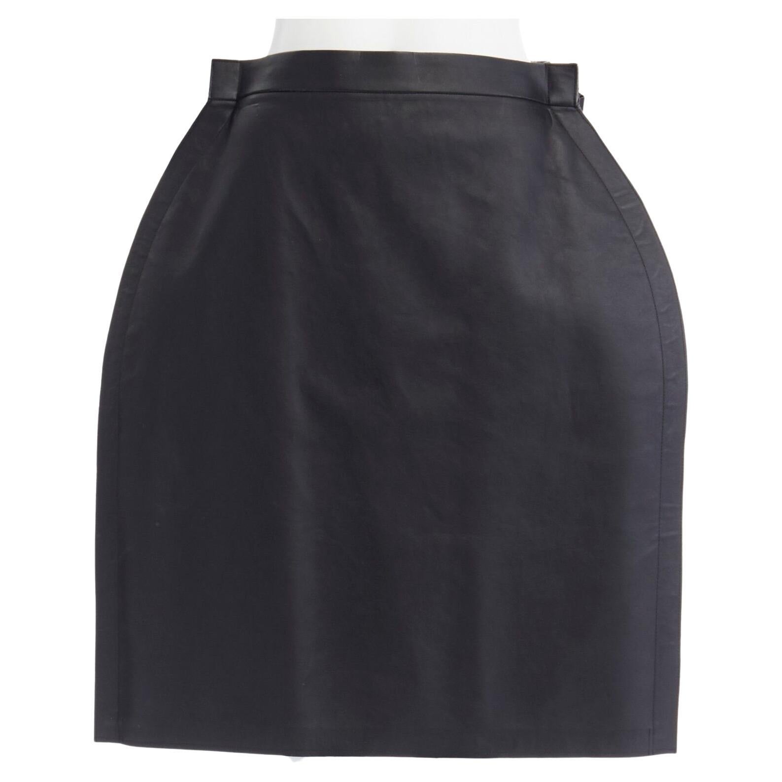 runway JUNYA WATANABE SS2015 2D Flatpack black circle structured skirt S 27" For Sale